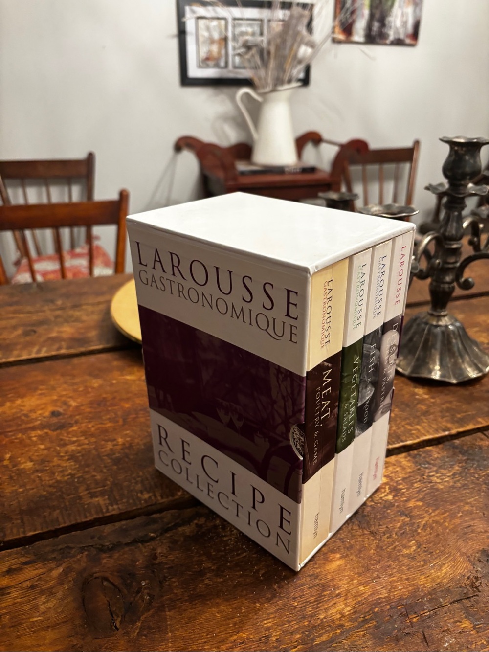 Larousse Gastronomique Recipe 4-volume set Jamie Oliver Recommendations Giftable